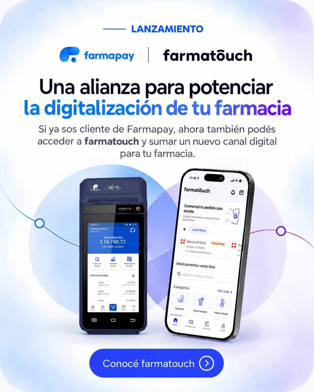 Alianza Farmapay y farmatouch